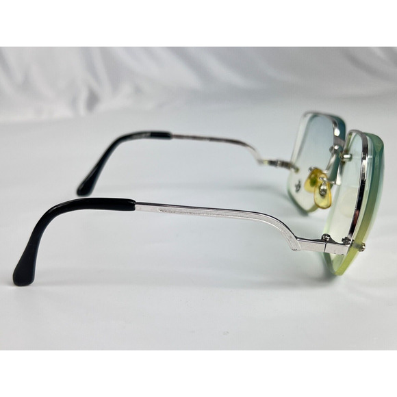 Vintage GLENDA CRAFT MA-33 Silver 5 1/2 Silver Tone 57-18 Eyeglass Frames Only main image 14